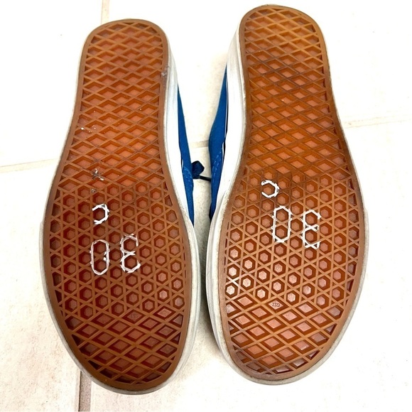 VANS Customs Skate Authentic Shoe sneakers blue men’s size 7.5 women’s size 9M - Picture 6 of 7